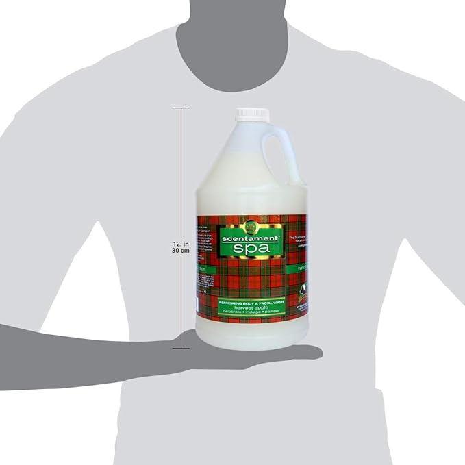 Best Shot Scentament Spa Seasonal Facial & Body Wash, Harvest Apple, 1 Gallon