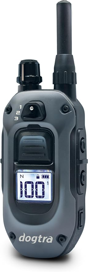 Dogtra X-Series X1 E-Collar Remote Transmitter Only (Compatible with 280X) 10 lbs+, 1/2 Mile Range, LED Light, 100 Levels of Precise Control for Stubborn Dogs, Waterproof, Boost for Quick Recall