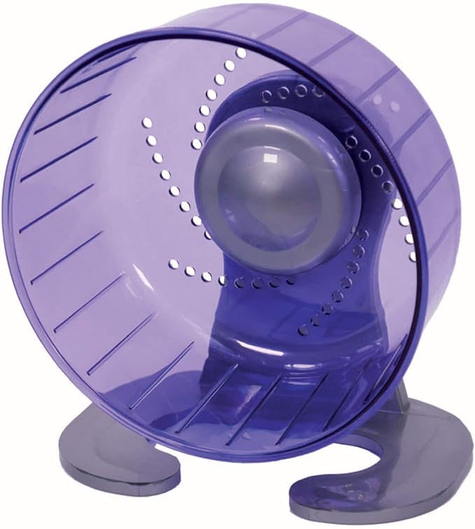 Petest Hamster Exercise Wheel, Silent Spinner Hamster Running Wheels, Diameter 6.7 inch, Purple
