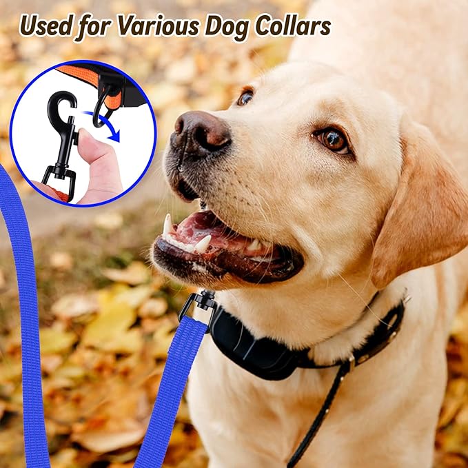 lynxking Dog Training Leash Long Obedience Recall Agility Leash 15ft 30ft 50ft Tracking Lead Perfect for Training Play Camping and Backyard