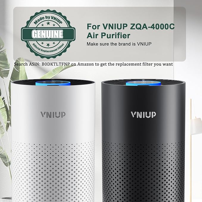 πππ°ππ¬π Air Purifiers for Home Bedroom up to 800 ftΒ², VNIUP H14 HEPA Room Air Purifiers for Bedroom with Fragrance Function, with Sleep Mode Air Cleaner for Pet Dander Odor Dust Smoke ZQA-4000C