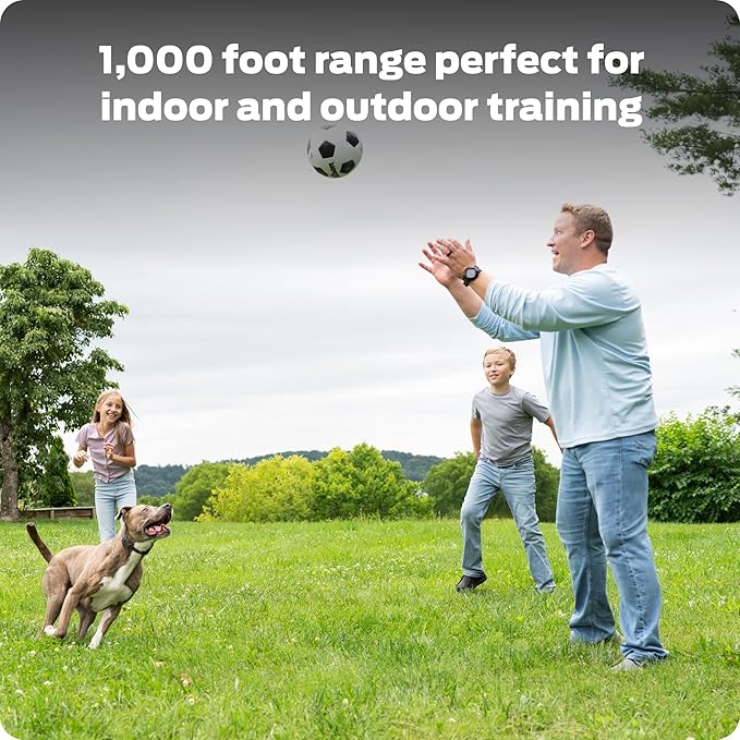 Dog Static Collar - 1000ft Dog Training Collar with Remote Dogs - Rechargeable Waterproof with 3 Training Modes - Tone Vibration & 16 Levels of Safe Static
