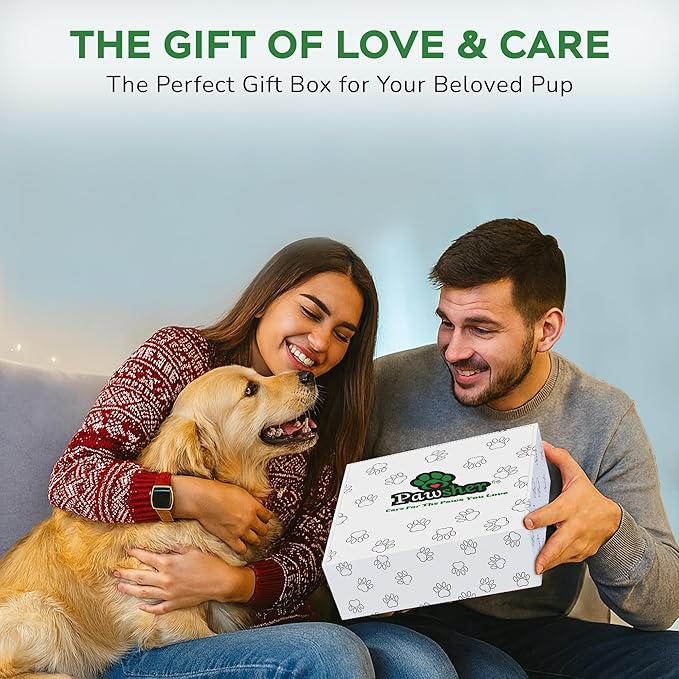 Puppy Essentials Kit Contains Dog Wipes for Paws and Butt, Nourishing Paw Balm, Teeth Cleaning Wipes & Poop Bags Set | Dog Camping Essentials and Travel Accessories