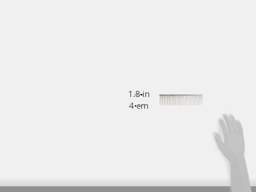 Resco Professional Anti-Static Best Dog, Cat, Pet Comb for Grooming, Med/Coarse Tooth Spacing, 1.5" Pin Length