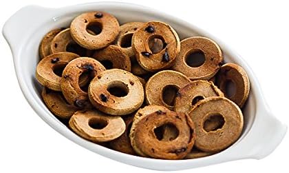 Peanut Butter & Carob Chips Dog Treats – Healthy, Crunchy, Vegan Biscuits with Whole & Real Ingredients – All Natural & USA‐Baked, 4 Pound Bag