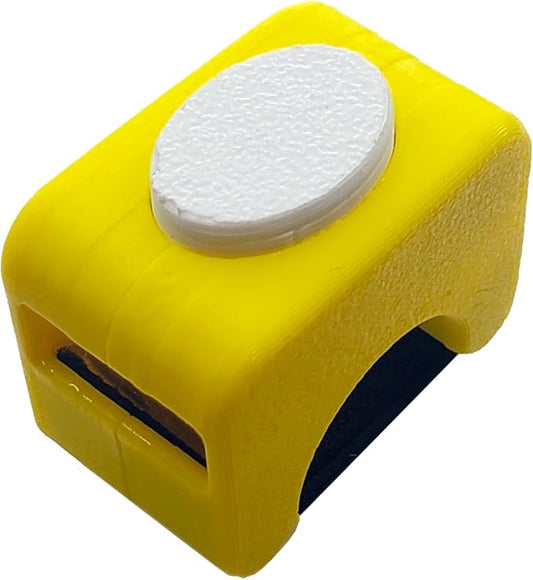 Flex Clicker Hands-Free Training Ring | Finger Clicker for Dog Obedience | Puppy Behavior Tool | Animal Trainer for Birds & Horses | Discipline & Behavior Aid | Easy-to-Use Teaching Device | Yellow