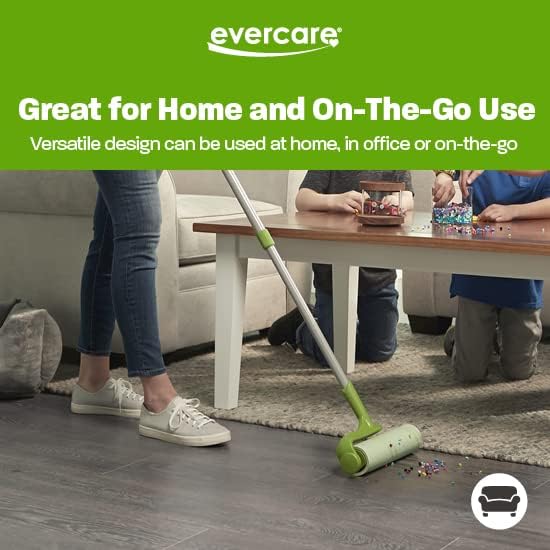 Evercare Pack of 6 10" Wide Large Surface Mega Pet Roller Refill, 50 Sheets Each (300 Sheets Total)