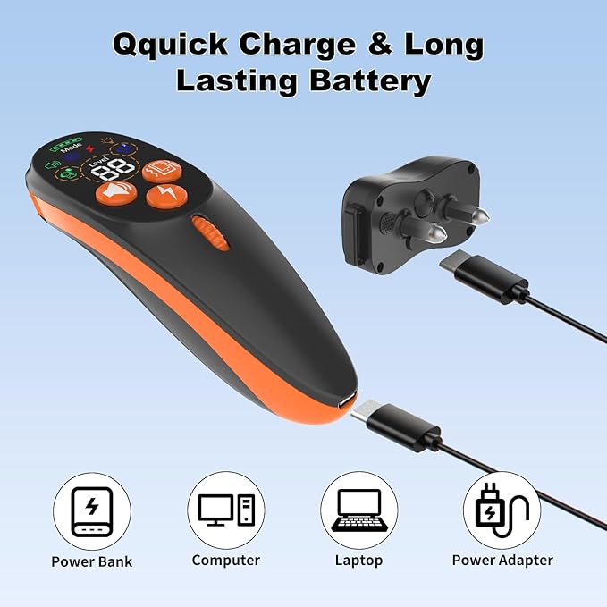 Dog Shock Collar with Remote Control - 4200 FT Remote Control Range, Color Screen Dog Training Collar with 3 Training Modes, Rechargeable Waterproof E-Collar for Dogs Training 15-125LBS