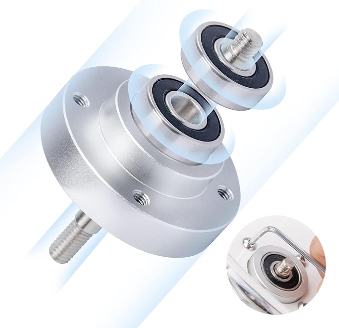 Niteangel Silent Hamster Exercise Wheel - Dual-Bearing Quiet Spinning Acrylic Hamster Running Wheel for Hamsters, Gerbils, Mice, Degus, or Other Small Animals (Large - Wider Version)