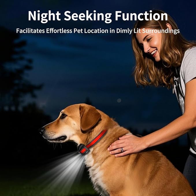 Dog Training Collar with Rechargeable Remote Control 3 Training Modes IPX7 Waterproof Electric Collar Range 3300Ft Bark Collar for Small Medium Large Dogs