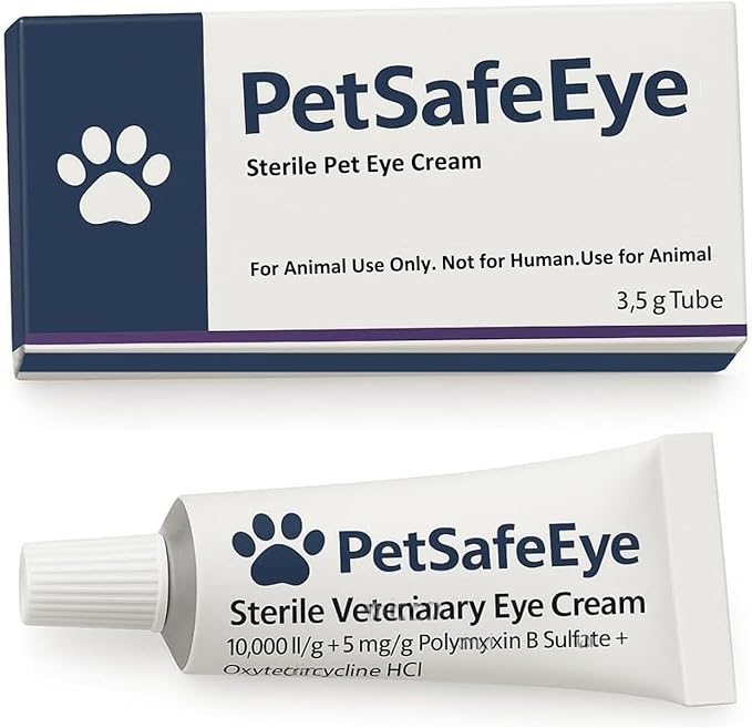 Eye Health Cream for Cats, Dogs, Pets, Cattle, Sheep, Horse, Bird 1/8 oz /3.5gr - 1Pcs