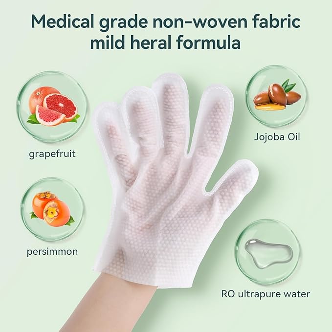 WLP Cleaning & Deodorizing Glove Bath Wipes for Dogs and Cats, Hypoallergenic Nourish Fur Aloe Extract Jojoba Oil Pet Grooming Wipes for Daily and Travel (30 PCS)