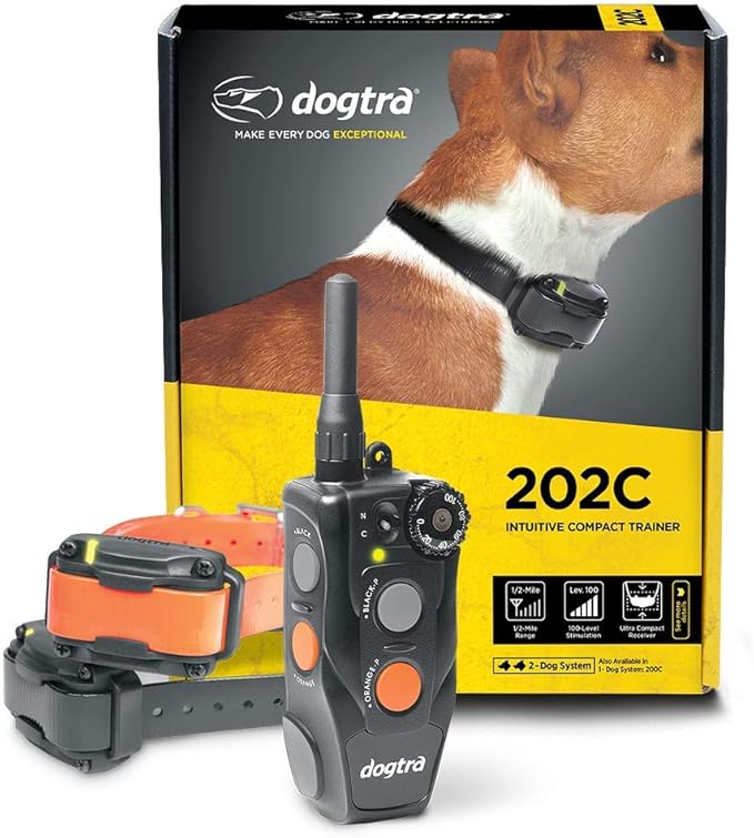 Dogtra 202C No-Nonsense Dog Training Collar/Two Dogs 10 Lbs