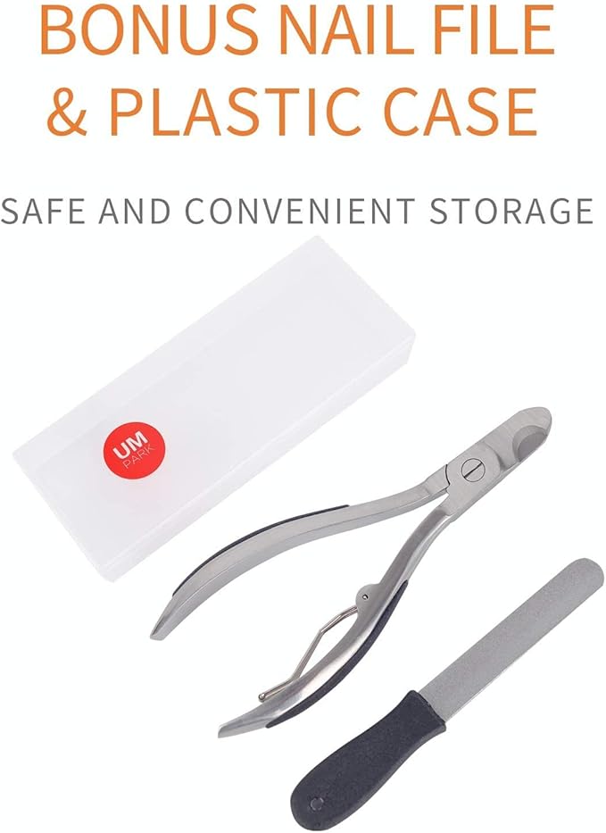 Dog Nail Clipper | Pet Cat Claw Trimmer -Sharp Angled Stainless Steel Blade for Quick Safety -Sturdy Non-Slip Handle -Nail File & Set Box -Professional Tools for Large & Small Pet