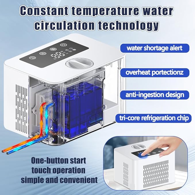 DuDuDog Electronic Self-Cooling and Heating Pet Mat for Dogs and Cats, Quiet Semiconductor Technology with Timed Water Circulation, 15.75 x 23.62 Inches