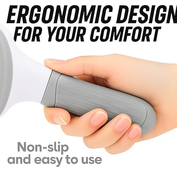 Namylya Cat Brush for Shedding & Grooming – Slicker Brush for Dogs and Cats with Long Hair – Removes Tangles, Mats & Loose Fur