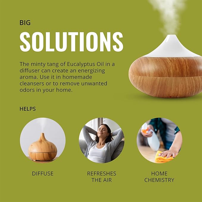 Eucalyptus Essential Oil 16 oz (473 ml) for Diffusers, Home Care, Candles, Aromatherapy, Candle Making