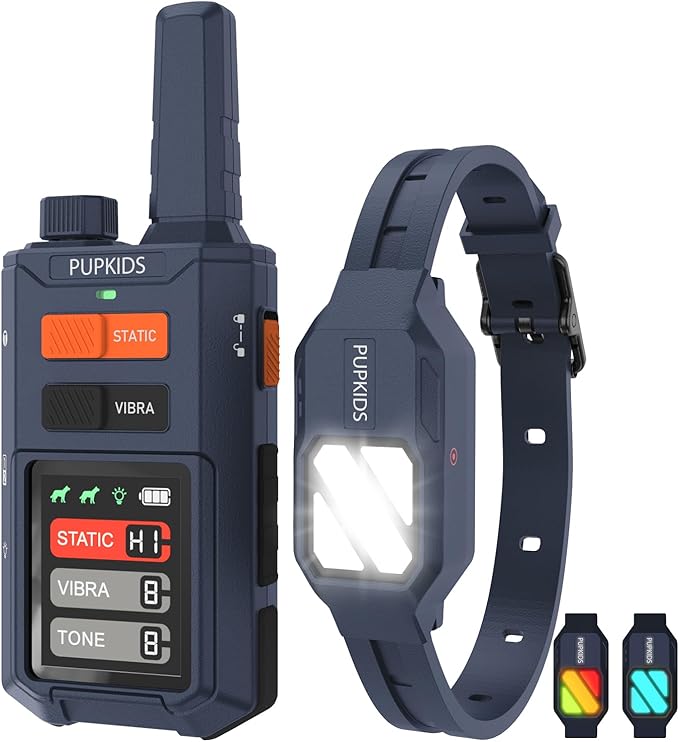 Dog Training Collar - 4200FT Dog Shock Collar with Remote Control with 119 Training Levels & Night-Lights, 100% Safe Innovative E Collar for Dogs Training for 20-140 Lbs Dogs