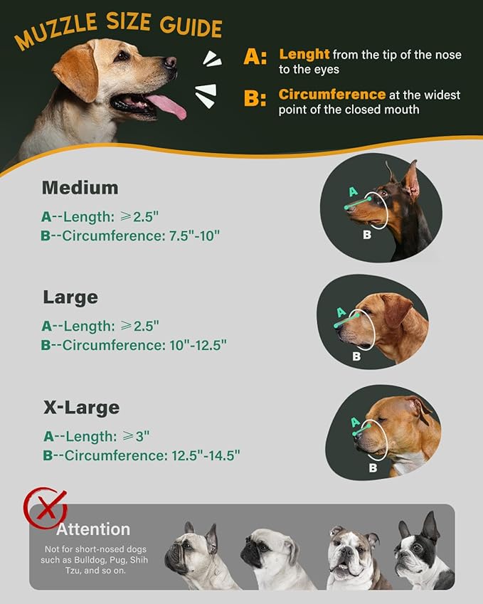 Dog Muzzle, Leather Basket Soft Muzzles Medium Large Breeds, Pitbull Dog Muzzle Amstaff Staffordshire Terrier, German Shepherd Dalmatian Doberman Adjustable (M)