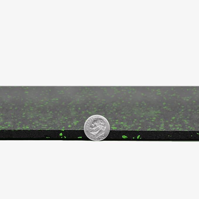 Flooring Inc's 1/4" Thick Tough Rubber Flooring Roll | Flexible Recycled Rubber Floor Mats for Home Gym | Heavy Duty Rubber Mat for Home Gyms, Sheds, Horse Stall Mat or Trailer