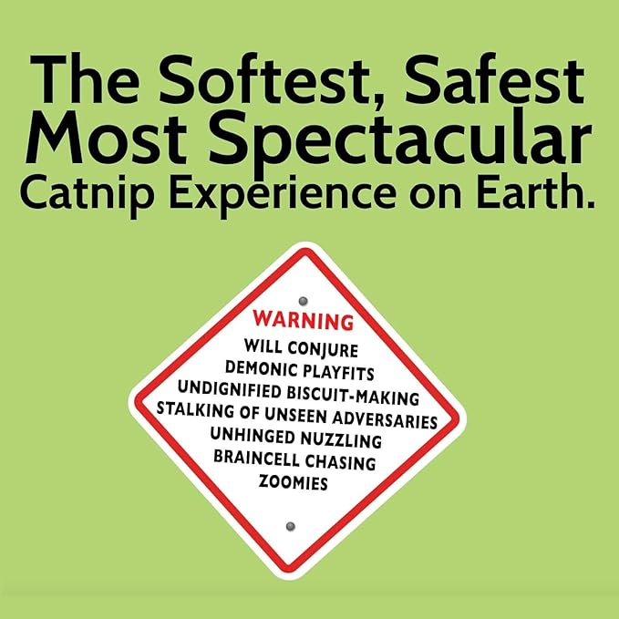 Fiend Catnip Safety-Cut 100% Pure Potent Fine Cat Nip for Cats & Kittens – Ultra Potent, North American – 1 Cup (34.5g) Canister – Go Ahead, Create a Monster!