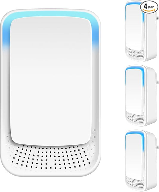 Plug In Air Ionizer Purifier for Home Mini Air Purifier for Small Room Quiet Working Air Freshener for Office, Bedroom,Living Room(4Pack)