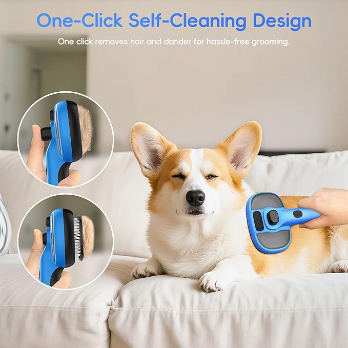 Cat Steam Brush for Shedding and Grooming,Pet Spray Hair Removal Comb,Deshedding Dog Brush for Short and Long Haired Dogs,Cat Brushes for Indoor Cats.
