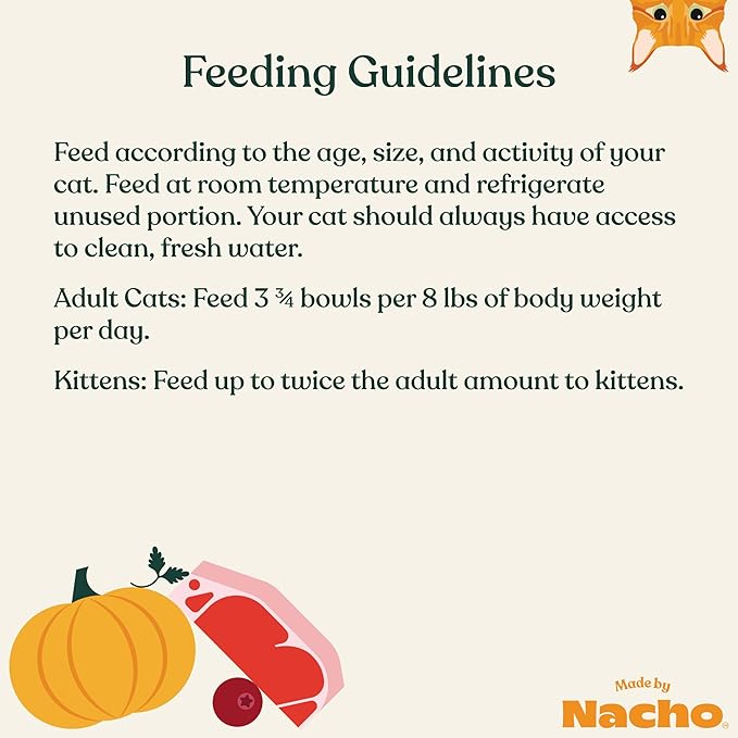 Made by Nacho Wet Cat Food, Grass-Fed, Grain-Finished Minced Beef in Bone Broth for Hydration with Prebiotics for Digestive Health, High Protein, 2.5oz Cups (10 Pack)
