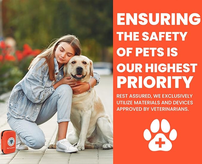 Dr Brahmsy’s Pet First Aid Kit – Emergency Kit for Dogs, Perfect for Travel, Camping & Hiking Essentials