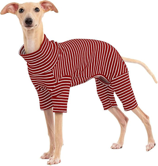 Dog Sweaters for Small Dogs Girls Boys, Striped Pet Sweaters for Fall Winter Dog Clothes, Turtleneck Pullover Knitwear for Small Medium Large Dogs