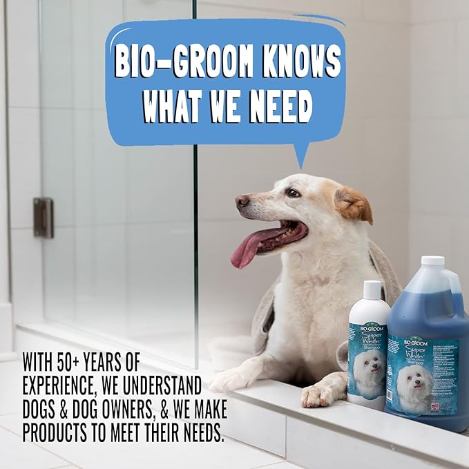Bio-Groom Oatmeal Dog Shampoo – for Allergies and Itching, Cruelty-Free, Dog Bathing Supplies, Puppy Shampoo for Sensitive Skin, Made in USA, Anti-Itch Dog Products – 32 fl oz 1-Pack