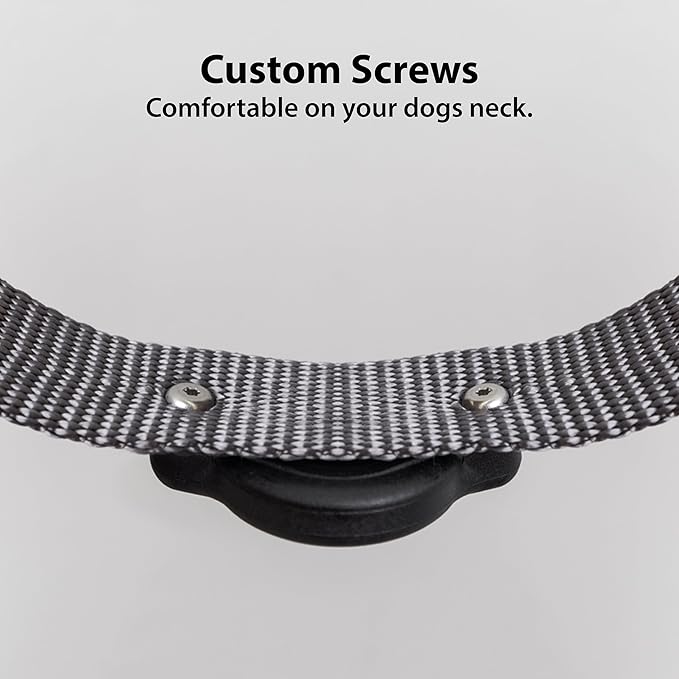 Elevation Lab TagVault™ Compact AirTag Dog Collar Mount - IP68 Waterproof, Doesn't Dangle, Fits All Width Collars