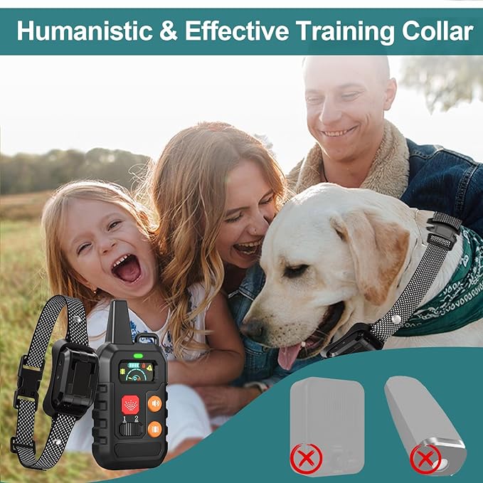 Citronella Training Collar [2*Collar, No Automatic] Citronella Dog Bark Collar with Beep/Vibration/Spray 4 Mode & 6 Adjustable Sensitivities, IPX7 Waterproof Safer for L/M/S Dogs Collar