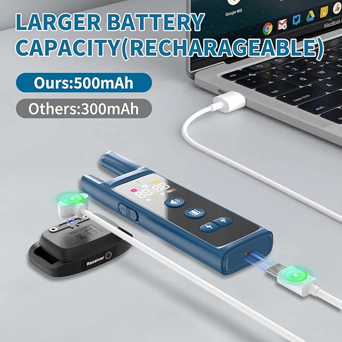 Dog Training Shock Collar 4000FT Dog Bark Collar with Remote IP67 Waterproof 4 Training Modes Beep Vibration Shock Light Mode Magnetic Charger Electric Dogs Collar 8-25 inches Double Shock Sea Blue