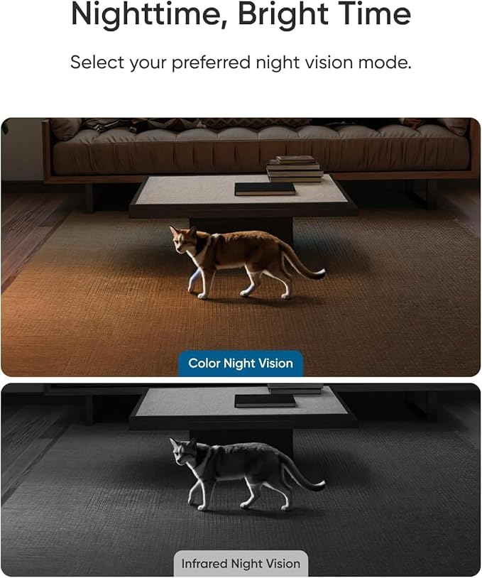 eufy Indoor Cam E30 2-Cam Kit, Latest Generation, 4K UHD Security Camera, Pet/Dog/Baby Camera with Phone app, Color Night Vision, Human/Pet Auto Tracking, 360 Pan-Tilt, Works with Homekit