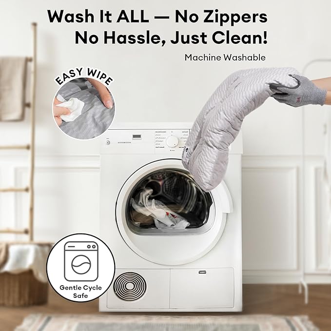 FUNNY FUZZY 2 in 1 Dog Bed Crate Pad Mat, Washable Reversible Floor Sleeping Mats,Fluffy Kennel Pad for Medium Sized Dog,Indoor Cats,Sleeping Mattress, 29.9" × 18.9", Light Grey