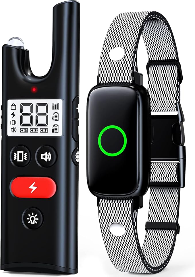 Dog Training Collar with Remote 3300ft Range Waterproof Rechargeable Electric Collar for Small Medium Large Dogs