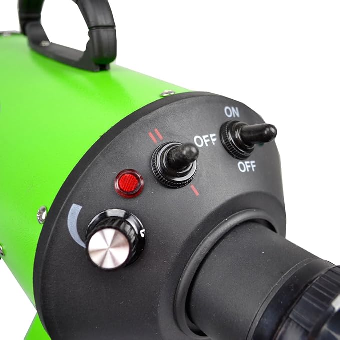 Flying Pig High Velocity Dog Pet Grooming Dryer w/Heater (Model: Flying One, Green)