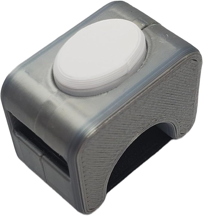 Flex Clicker Premium Hands-Free Training Ring | Dog Clicker for Training | Puppy Trainer | Pet Tool for Dogs, Cats, Horses & Birds | Multiple Colors Available (Silver)