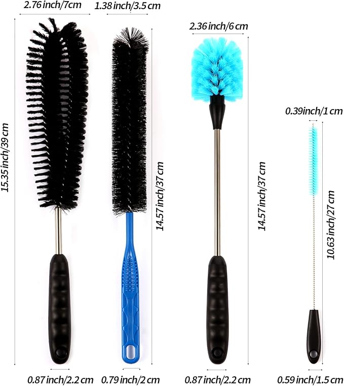 11 in 1 Fish Tank Aquarium Cleaning Brush Kit,Aquarium brushSutiable for Acrylic Fish Tank, and Plastic Fish Tank,Glass Fish Tank,Non Rusting,Fish Tank Cleaning Tools