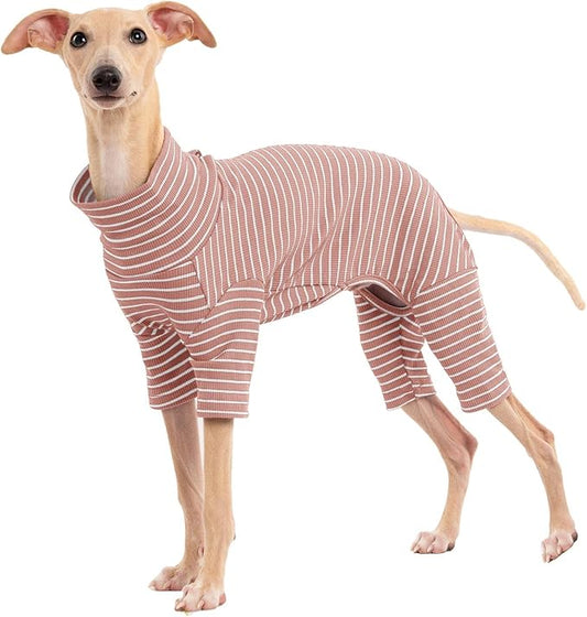 Dog Sweaters for Small Dogs Girls Boys, Striped Pet Sweaters for Fall Winter Dog Clothes, Turtleneck Pullover Knitwear for Small Medium Large Dogs