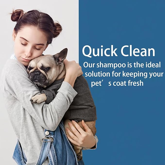 Pet Steam Brush Spray Refill for Dogs & Cats – Concentrated Waterless Shampoo, 3-in-1 Grooming Spray Comb Mist, 1*Shampoo(Steam Brush not Included)