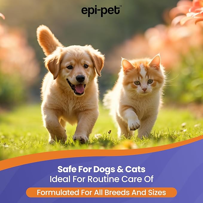 Dog & Cat Ear Cleaner Solution with Aloe Vera & Tea Tree Oil – Removes Itchy Ear Wax, Debris, Odor – Ears Wash, Drops & Flush for Pets, Dog Ears Cleaning, Cat Cleaner, 16 oz- 4 Gallons