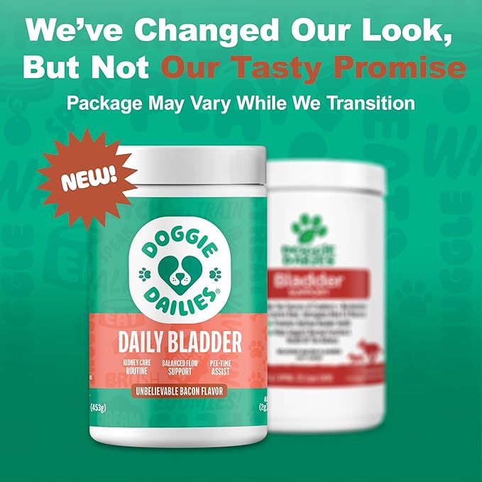 Doggie Dailies Cranberry Supplement for Dogs Bacon Flavored - Urinary Tract, Bladder & Kidney Support for Dogs - Cranberry with Marshmallow Root, Licorice Root & Apple Cider Vinegar, 225 Soft Chews