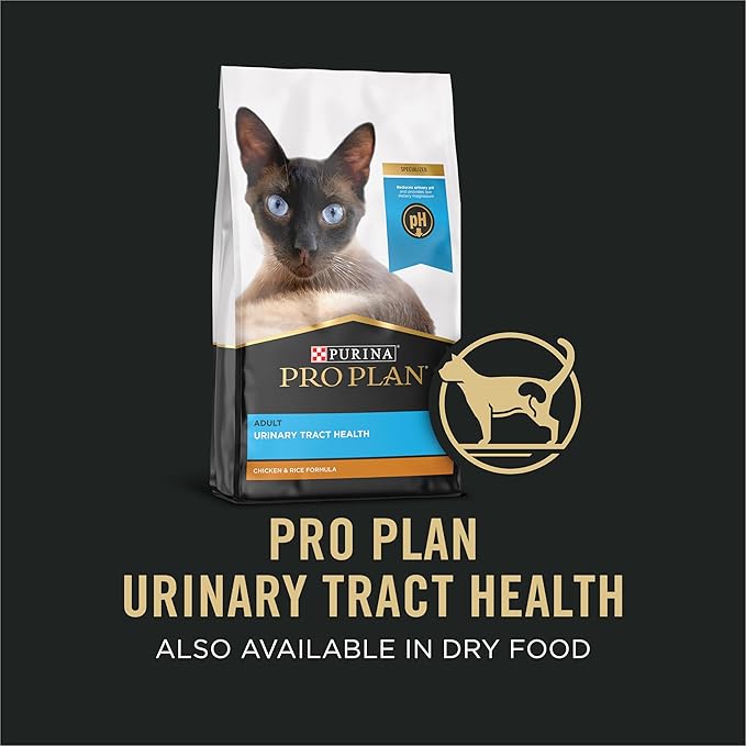 Purina Pro Plan Urinary Tract Health Beef and Chicken Entree Classic Cat Food - (Pack of 24) 3 oz. Pull-Top Cans