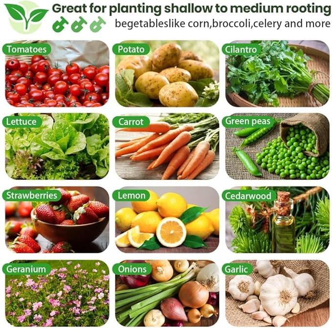 FRIZIONE 2pcs Tall Galvanized Raised Garden Bed Outdoor,Steel Garden Bed for Vegetables,Above Ground Garden Box for Flower,Metal Raised Beds for Gardening