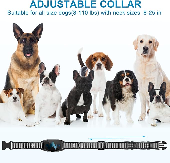 Dog Training Collar, Shock Collars for Dogs with Remote 2 Pack, 4 Training Modes with Rechargeable, 2500ft, IP67 Waterproof for All Breeds, Sizes Small Medium Large