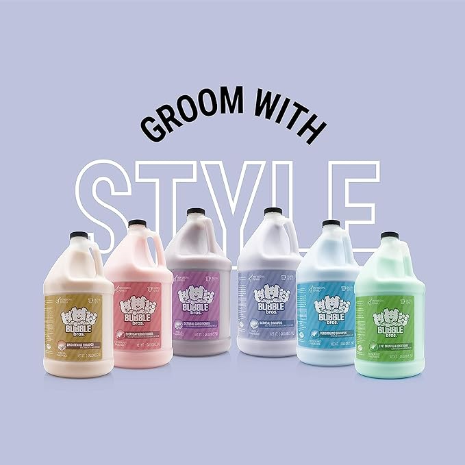 Oatmeal Dog Shampoo, Gallon - Naturally Derived, Eliminates Pet Odors, Soothes Dry and Sensitive Skin, Itch Relief, Professional, Bulk 128 oz