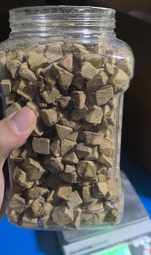 Just Try 8.71 oz Freeze-Dried Chicken Liver Treats for Dogs - Natural, Protein-Packed Dog Training Snacks - Grain-Free, Iron & Vitamin A Rich