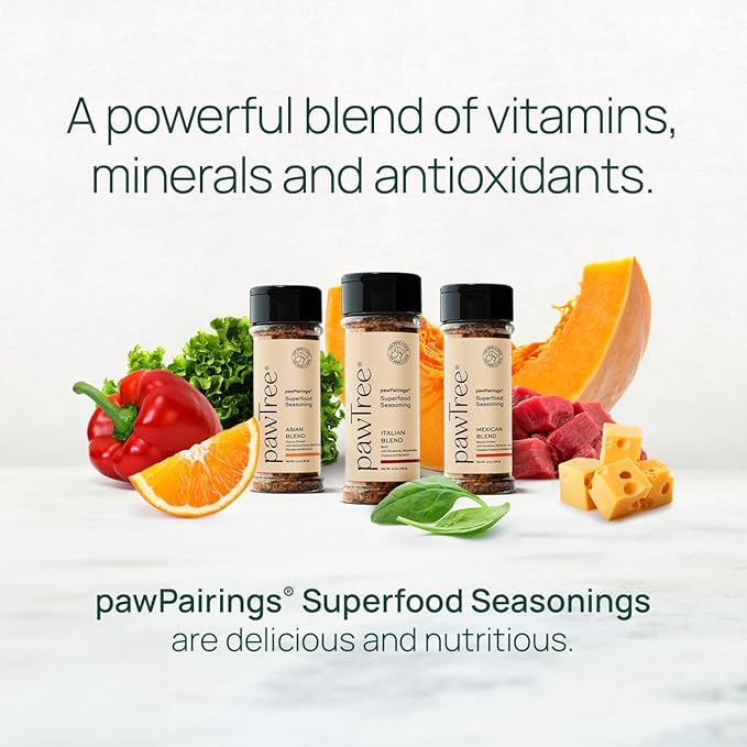 pawTree Healthy Food Toppers for Dogs & Cats - Appetite Booster With Freeze-Dried Proteins. Delicious Pet Food Seasonings and Flavor Enhancer for Picky Eaters & Appetite Stimulation